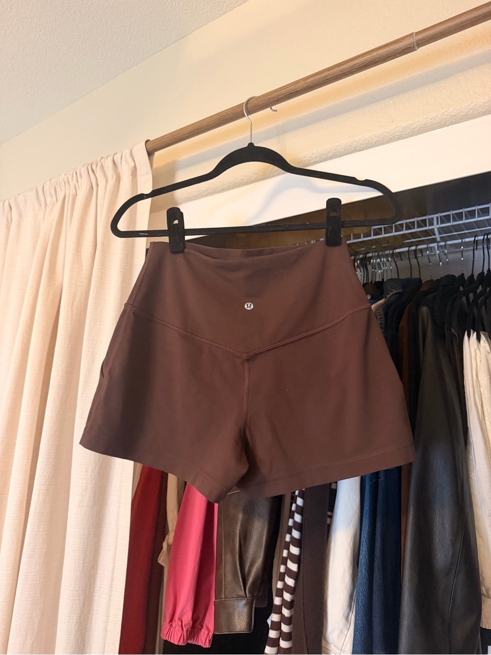 lululemon athletica Women's Chocolate Brown Athletic Shorts